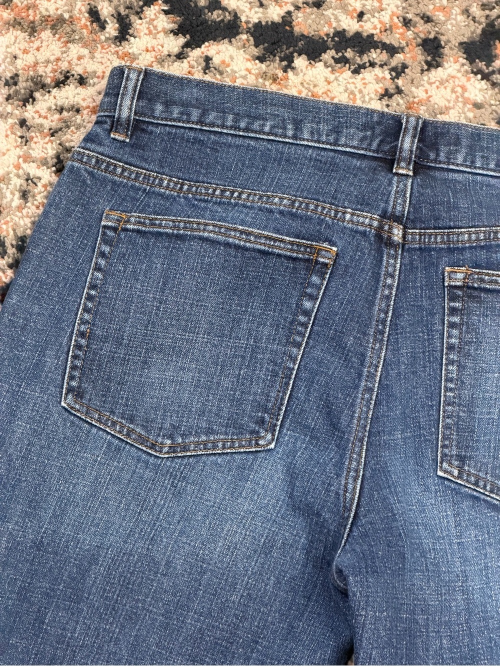 Lauren Ralph Lauren Jeans Co. Vintage Classic Mid-Calf Denim Capri Jeans Size 14 - Picture 13 of 16